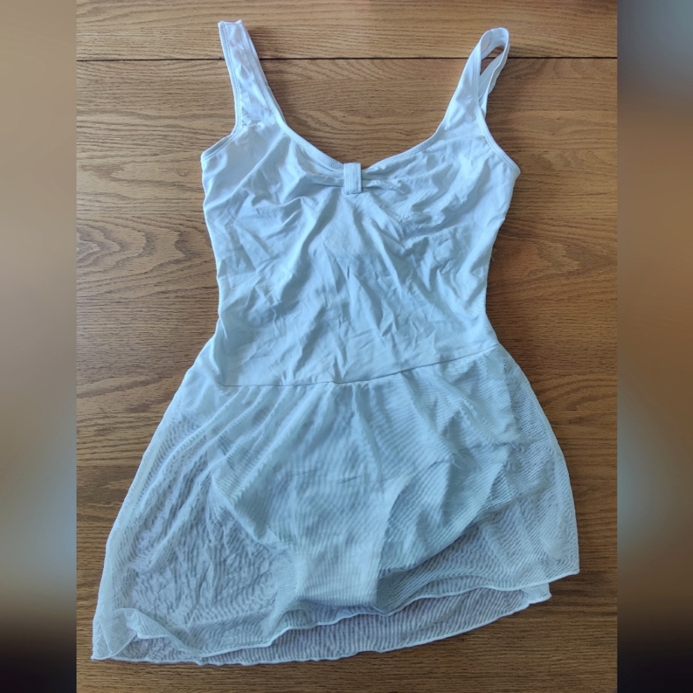 New York City Ballet By Danskin White Leotard Dress